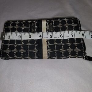 Kate Spade Black and Cream Polka Dot Wallet